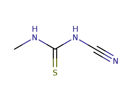 Molecular Structure of 78286-57-4 (1-Cyano-3-methylthiourea)