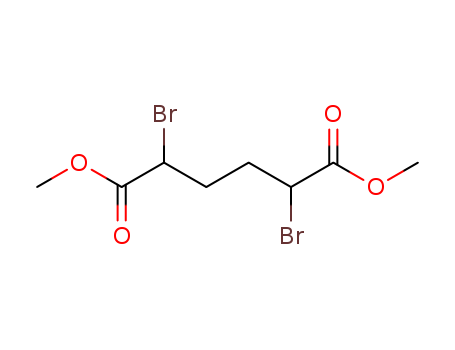 868-72-4,Dimethyl2,2'-Dibromoadipate,Hexanedioicacid, 2,5-dibromo-, dimethyl ester (6CI,7CI,8CI,9CI); Dimethyl2,5-dibromoadipate; NSC 134297