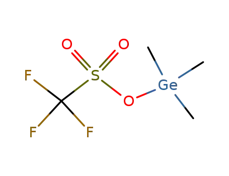 Molecular Structure of 41524-05-4 (trimethylgermyl trifluoromethane sulfonate)