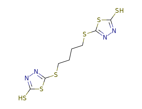 1,3,4-Thiadiazole-2(3H)-thione,5,5'-[1,4-butanediylbis(thio)]bis-