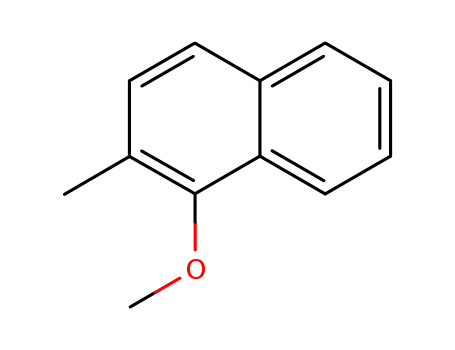 Molecular Structure of 14093-86-8 (Naphthalene, 1-methoxy-2-methyl- (6CI,7CI,8CI,9CI))