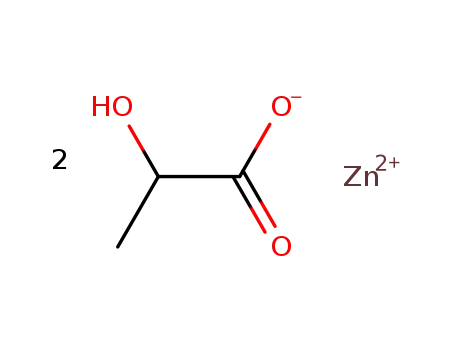 Molecular Structure of 103404-76-8 (Zinc L-lactate)