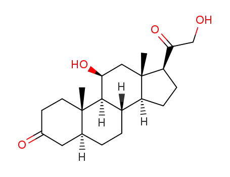 Molecular Structure of 298-25-9 (5-ALPHA-DIHYDROCORTICOSTERONE)