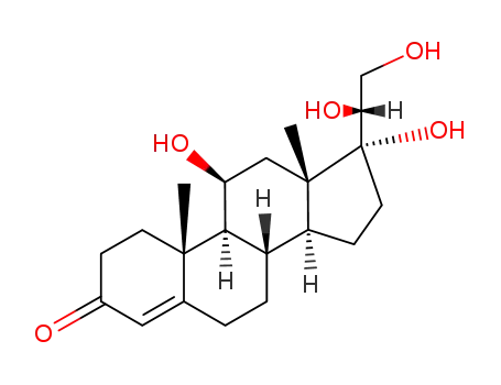 Molecular Structure of 116-58-5 (20-BETA-DIHYDROCORTISOL)