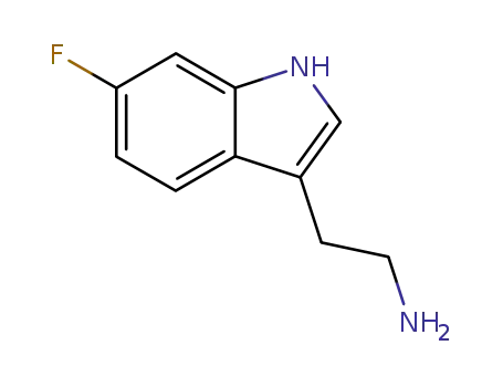 Molecular Structure of 575-85-9 (6-FLUOROTRYPTAMINE)