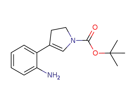 Molecular Structure of 1042701-07-4 (tert-butyl 4-(2-aminophenyl)-2,3-dihydro-1H-pyrrole-1-carboxylate)