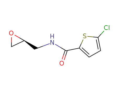 Molecular Structure of 799012-78-5 (5-Chloro-thiophene-2-carboxylic acid oxiranylMethyl-aMide)