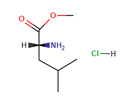 Molecular Structure of 5845-53-4 (D-Leucine methyl ester hydrochloride)