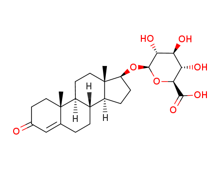 b-D-Glucopyranosiduronic acid, (17b)-3-oxoandrost-4-en-17-yl cas  1180-25-2