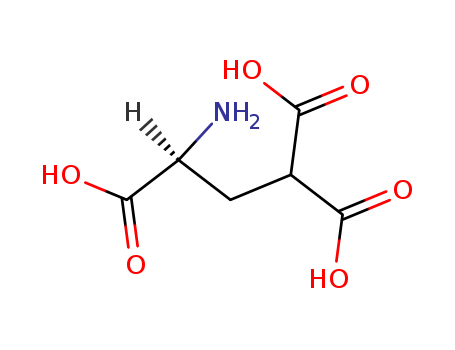 53861-57-7,H-GLA-OH,1,1,3-Propanetricarboxylicacid, 3-amino-, (S)-;(S)-g-Carboxyglutamic acid;4-Carboxyglutamic acid;L-g-Carboxyglutamic acid;g-Carboxy-L-glutamic acid;g-Carboxyglutamic acid;