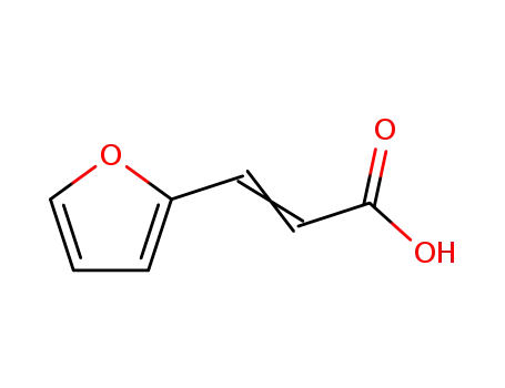Molecular Structure of 15690-24-1 ((E)-3-(furan-2-yl)acrylic acid)