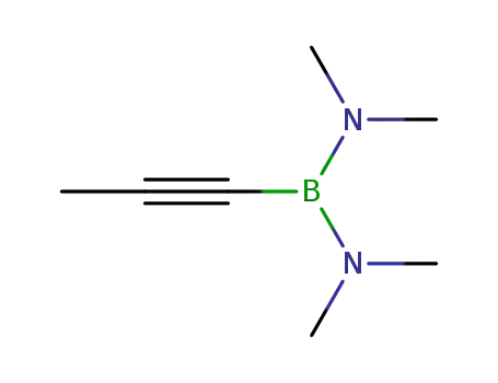 Molecular Structure of 14610-27-6 (Boranediamine, N,N,N',N'-tetramethyl-1-(1-propynyl)-)