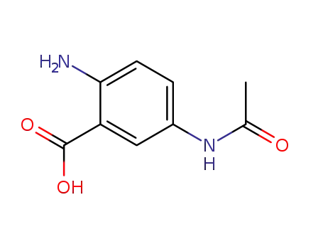 Molecular Structure of 50670-83-2 (5-Acetamidoanthranilic acid)