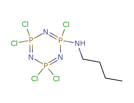 Molecular Structure of 3998-23-0 (Pentachlor-<N-butyl-amino>-triphosphonitril)