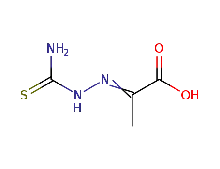 Molecular Structure of 10418-09-4 (pyruvic acid thiosemicarbazone)