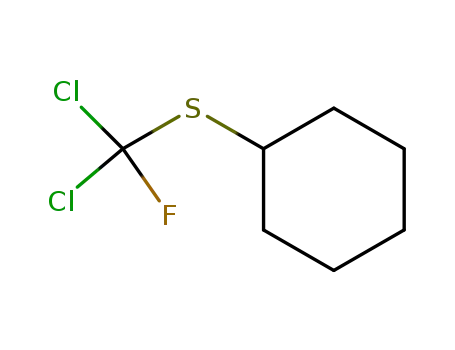 Molecular Structure of 68409-02-9 (Dichlorfluormethyl-cyclohexylsulfid)