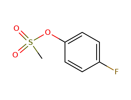 Molecular Structure of 72358-72-6 (4-Fluorophenyl Methanesulfonate)