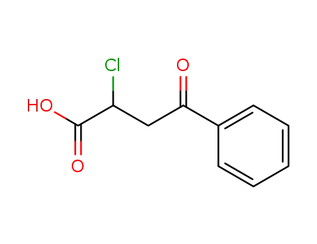 Molecular Structure of 90798-09-7 (α-chloro-β-benzoylpropionic acid)