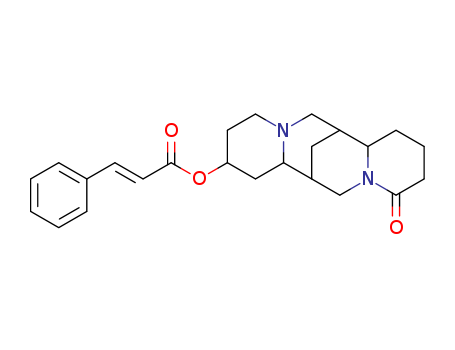 2-Propenoicacid, 3-phenyl-,(2S,7S,7aR,14S,14aS)-dodecahydro-11-oxo-7,14-methano-2H,6H-dipyrido[1,2-a:1',2'-e][1,5]diazocin-2-ylester, (2E)-