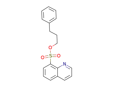 Molecular Structure of 1082742-89-9 (3-phenylpropyl quinoline-8-sulfonate)