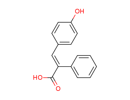 Benzeneaceticacid, a-[(4-hydroxyphenyl)methylene]-