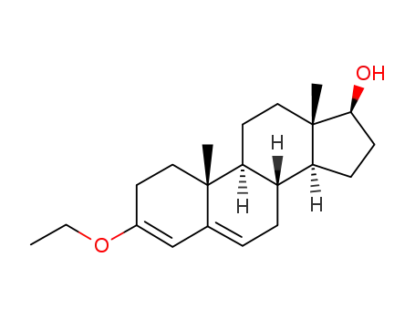 Molecular Structure of 26614-48-2 (17β-hydroxy-3-ethoxyandrosta-3,5-diene)