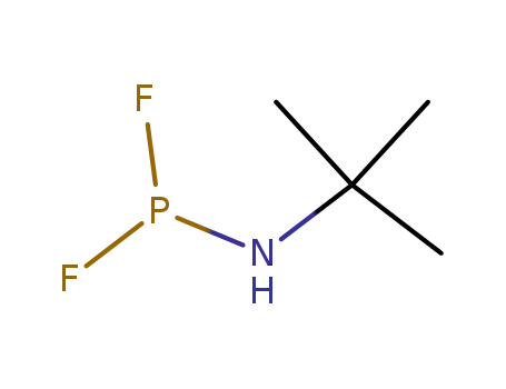 Molecular Structure of 29215-37-0 (t-butylaminodifluorophosphine)