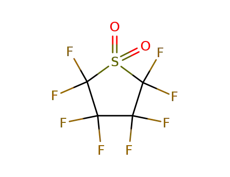 Molecular Structure of 42060-64-0 (octafluorotetrahydrothiophene 1,1-dioxide)