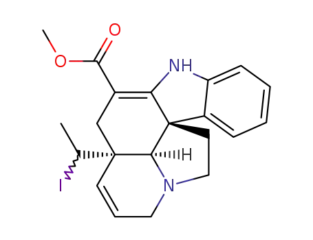 Molecular Structure of 55856-70-7 (19-Iodo-tabersonine)