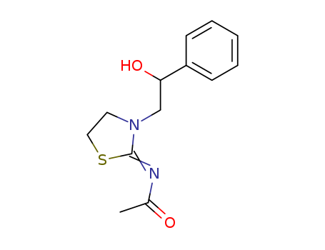 Acetamide,N-[3-(2-hydroxy-2-phenylethyl)-2-thiazolidinylidene]-