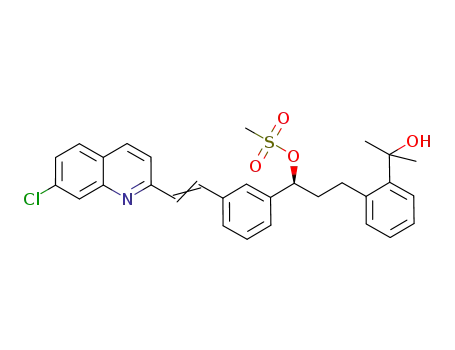 2-(2-(3(S)-(3-(2-(7-chloroquinolin-2-yl)ethyl)phenyl)-3-(methanesulfonyl-1-oxy)methylethyl)phenyl)-2-propanol