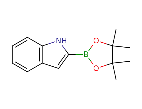 Molecular Structure of 476004-81-6 (2-(Pinacolateboryl)indole)
