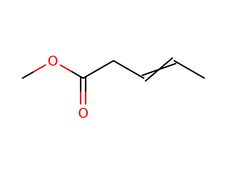 Molecular Structure of 20515-19-9 (Methyl (E)-3-pentenoate)