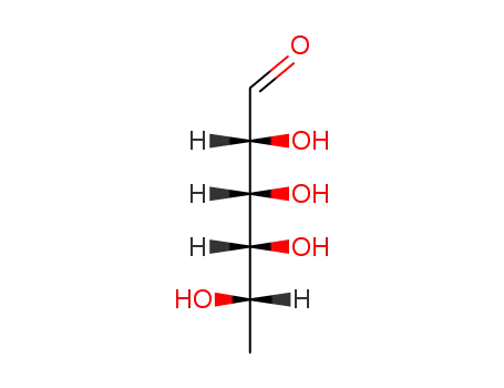 Molecular Structure of 7658-10-8 (6-Deoxy-L-talose)