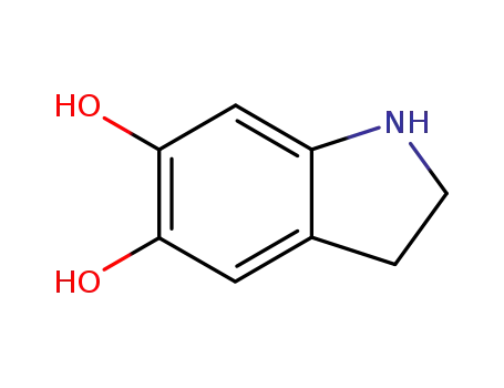 Molecular Structure of 29539-03-5 (5,6-DIHYDROXYINDOLINE HBR)
