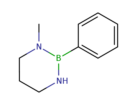 1,3,2-Diazaborine, hexahydro-1-methyl-2-phenyl-