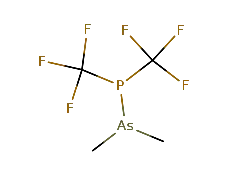 Molecular Structure of 19863-20-8 ((dimethylarsanyl)[bis(trifluoromethyl)]phosphane)