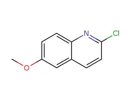 Molecular Structure of 13676-02-3 (2-CHLORO-6-METHOXY-QUINOLINE)