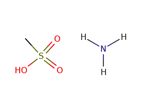 Molecular Structure of 22515-76-0 (AMMONIUM METHANESULFONATE)