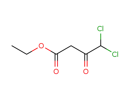 Molecular Structure of 6082-74-2 (4,4-dichloro-3-oxobutyric acid ethyl ester)