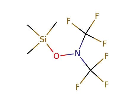 Molecular Structure of 20485-84-1 (O-Trimethylsilyl-bis-(trifluormethyl)-hydroxylamin)