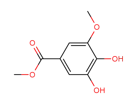 Molecular Structure of 3934-86-9 (3,4-DIHYDROXY-5-METHOXYBENZOIC ACID METHYL ESTER)