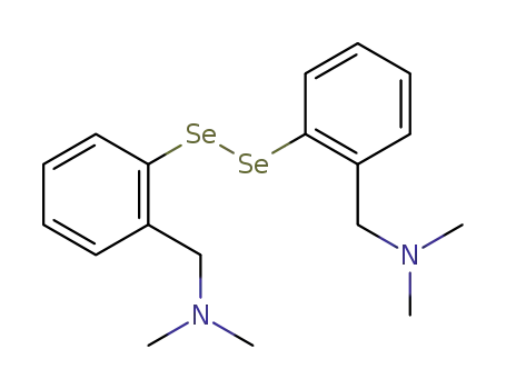 Molecular Structure of 119747-36-3 (Benzenemethanamine, 2,2'-diselenobis[N,N-dimethyl-)