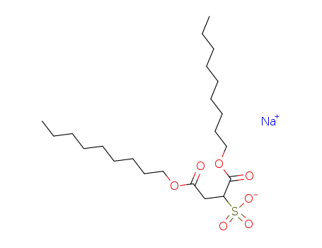 Molecular Structure of 3246-20-6 (sodium 1,4-dinonyl sulphonatosuccinate)