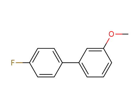 Molecular Structure of 10540-43-9 (1,1'-Biphenyl, 4'-fluoro-3-methoxy-)