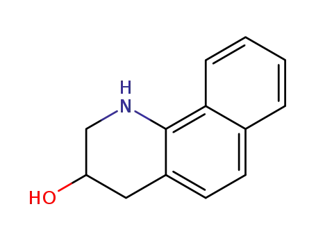 Molecular Structure of 5423-67-6 (3-Hydroxy-1,2,3,4-tetrahydrobenzo[h]quinoline)