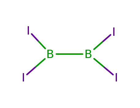Molecular Structure of 13703-80-5 (diboron tetraiodide)