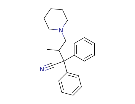 1-Piperidinebutanenitrile,b-methyl-a,a-diphenyl-