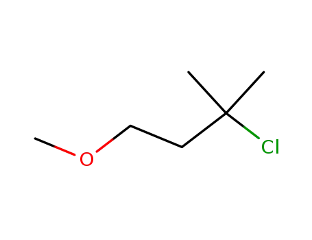 Molecular Structure of 17697-04-0 (Butane, 3-chloro-1-methoxy-3-methyl-)