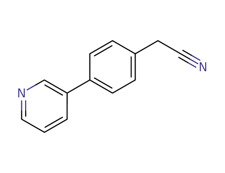 Molecular Structure of 112177-33-0 (Benzeneacetonitrile, 4-(3-pyridinyl)-)